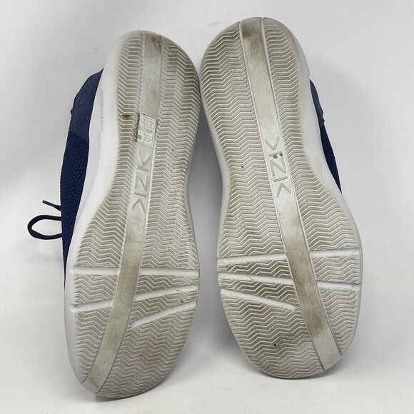 Kizik Madrid Eco-Knit Shoes Mens 13 W Wide Blue Hands Free Lightweight Sneakers - Picture 14 of 16